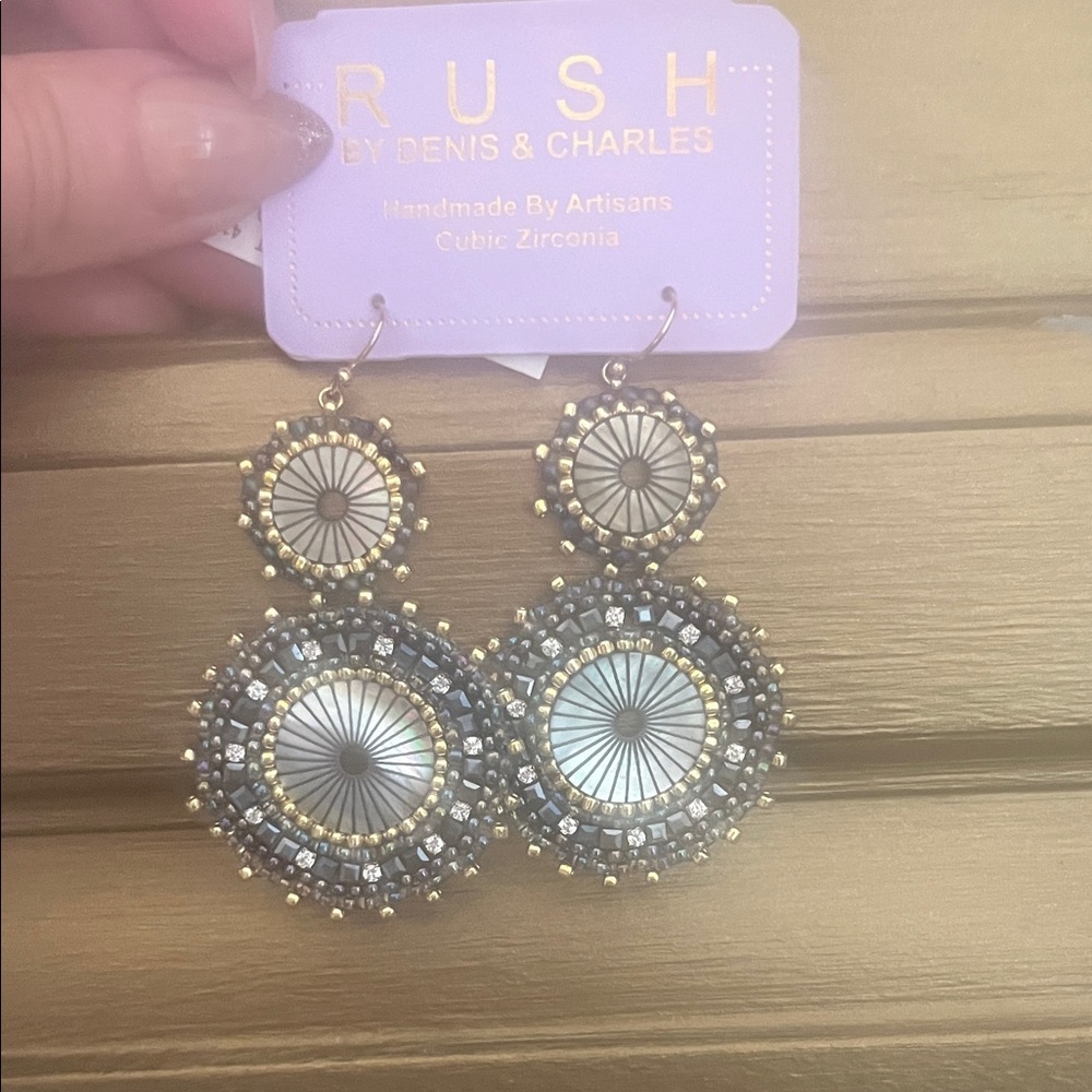 Rush by Denis & Charles Beaded Earrings